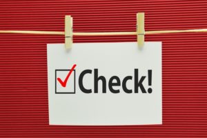 チェック