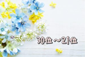 30位～21位