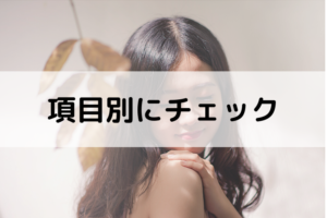 項目別チェック