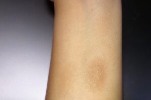 ルナソル色もち（擦った後)