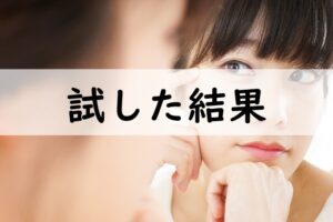 試した結果
