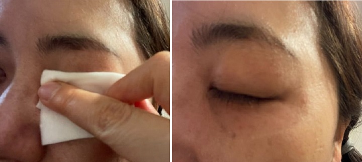 bifestaメイク落ち１