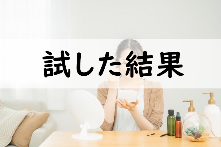 試した結果