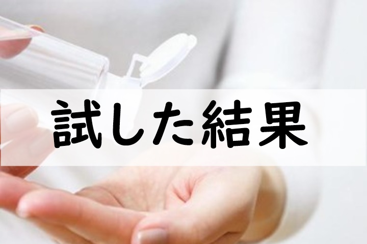 試した結果