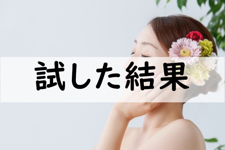 試した結果