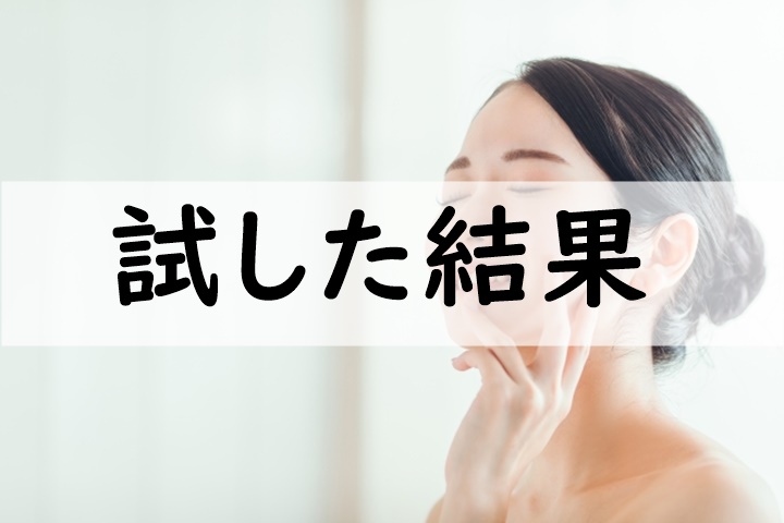 試した結果