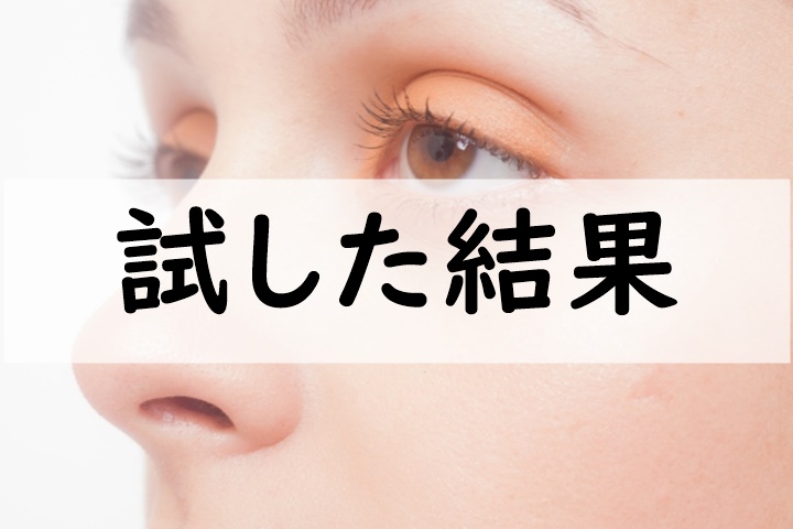 試した結果