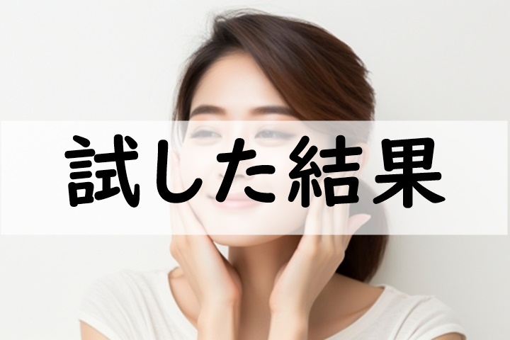 試した結果