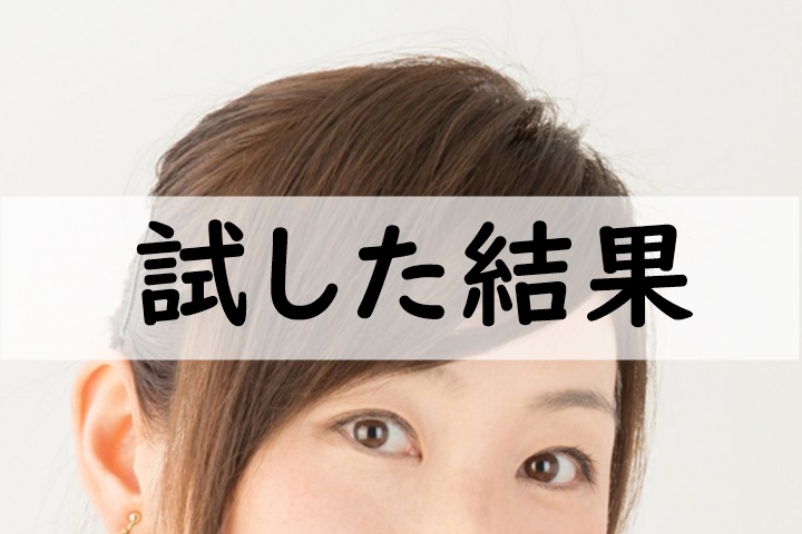 試した結果