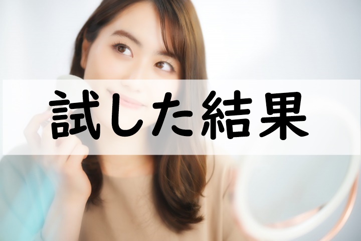 試した結果