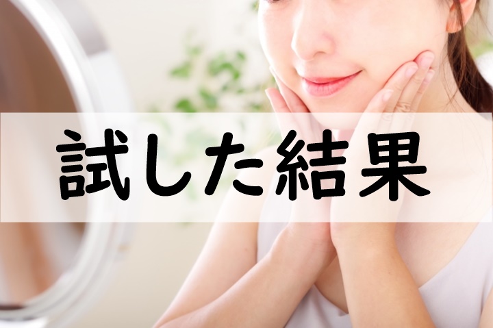 試した結果