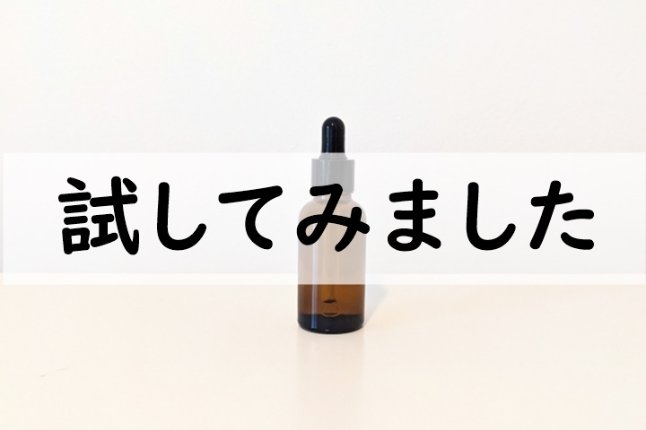 試してみました