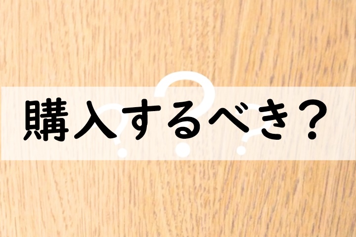 購入するべき