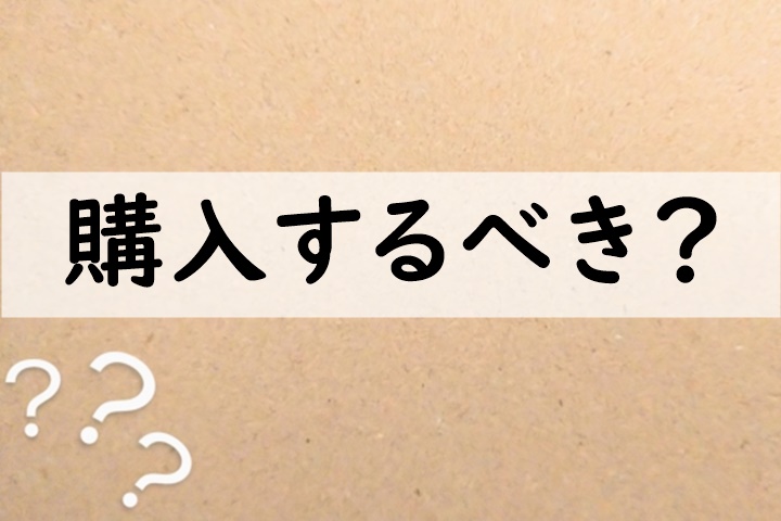 購入するべき