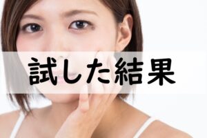 試した結果