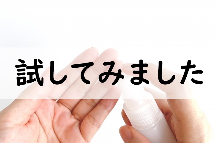 試してみました