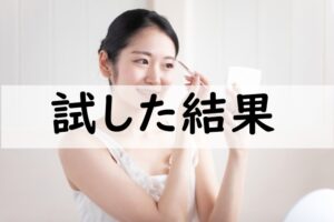 試した結果