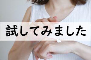 試してみました