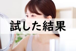試した結果
