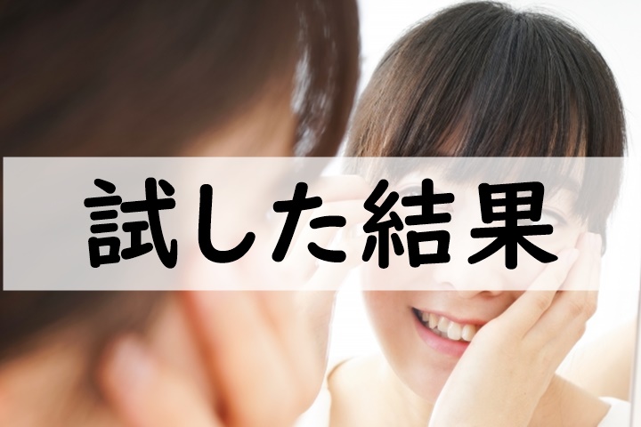 試した結果