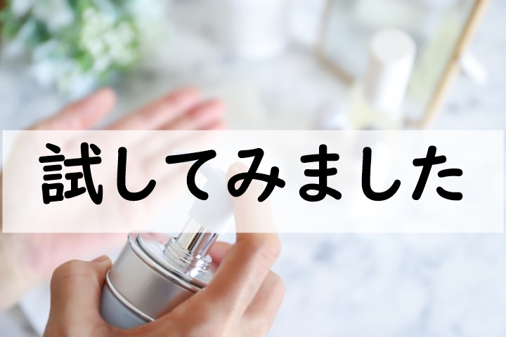 試してみました