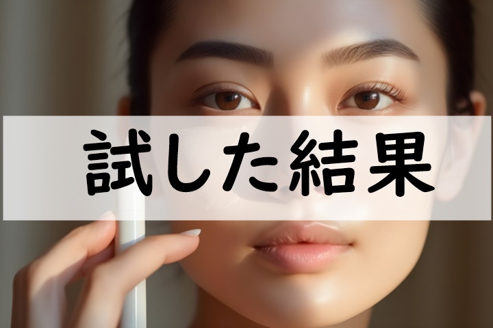 試した結果