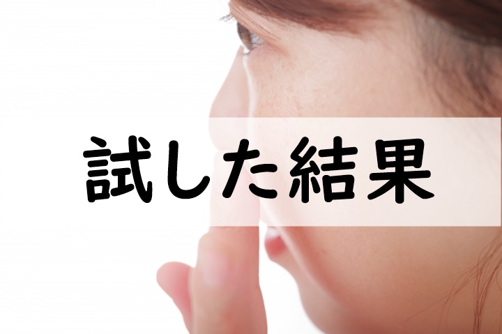 試した結果