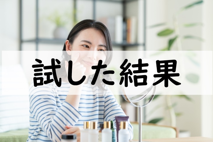 試した結果