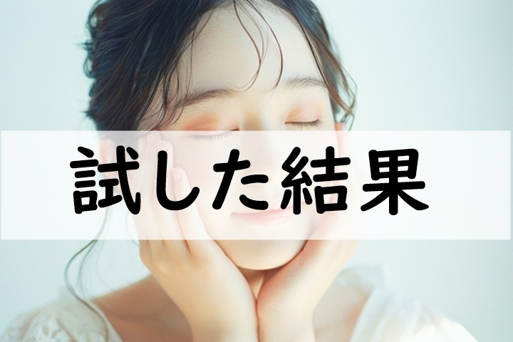 試した結果
