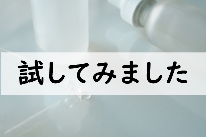 試してみました