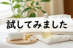 試してみました