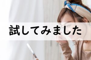 試してみました