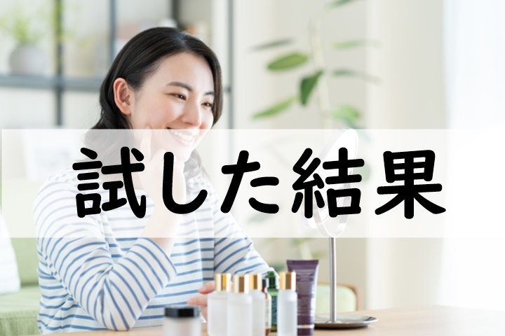 試した結果