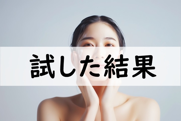 試した結果
