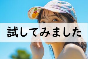 試してみました