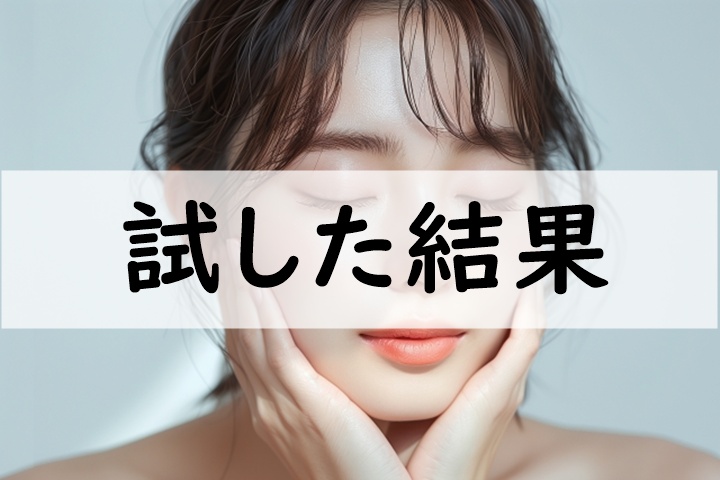 試した結果