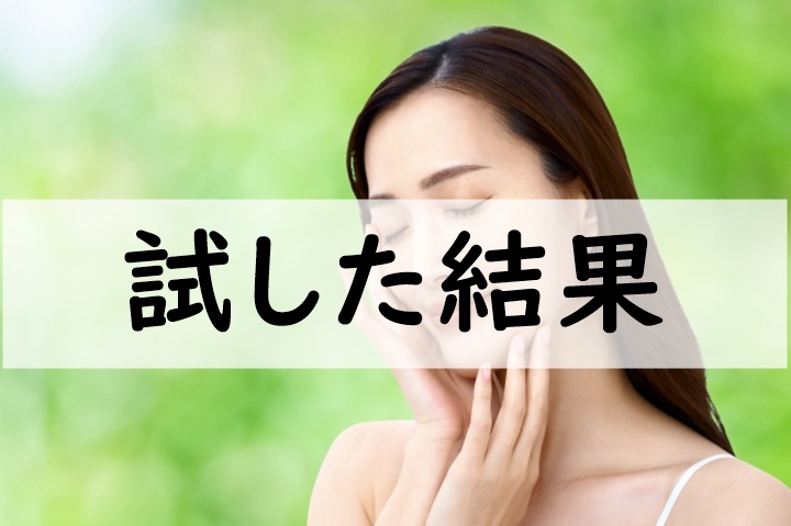 試した結果