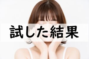 試した結果