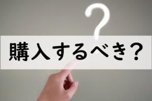 購入するべき
