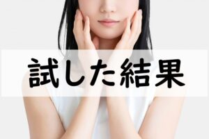 試した結果