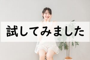 試してみました