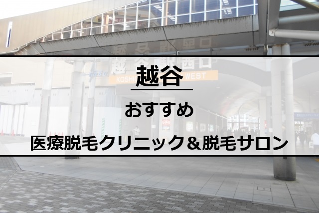 越谷駅西口の風景